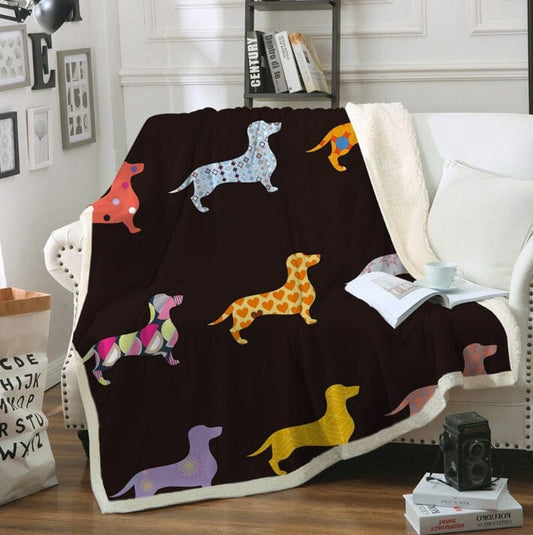 Bedding Fleece Blanket Cartoon Colorful Plush Throw Blanket 0 Manwatstore