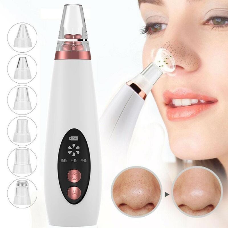 Blackhead Pore Vacuum Cleaner Nose Cleanser Blackheads Remover Blackhead Acne Removal Button Face Suction Beauty Skin Care Tool 0 Manwatstore