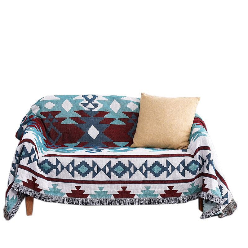 Bohemian Knitted Throw Thread Blanket on the Bed Sofa Plaid 0 Manwatstore