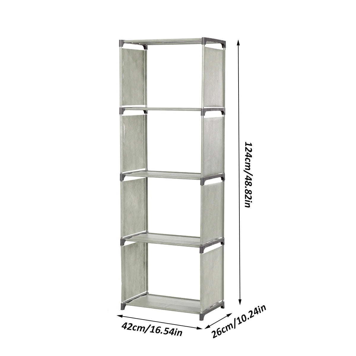 bookcases furniture Bookshelf Stand Storage Display Organizer Non-woven Fabric Storage Rack Shel bookcase Manwatstore