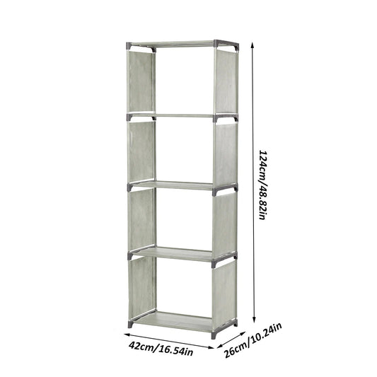 bookcases furniture Bookshelf Stand Storage Display Organizer Non-woven Fabric Storage Rack Shel bookcase Manwatstore