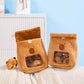 Cartoon A Bag of Capybara Snacks Doll Adorable Stuffed Capibara Doll Snack Bag Plush Toys Creative Pudding Bag Kawaii Kids Gifts Manwatstore