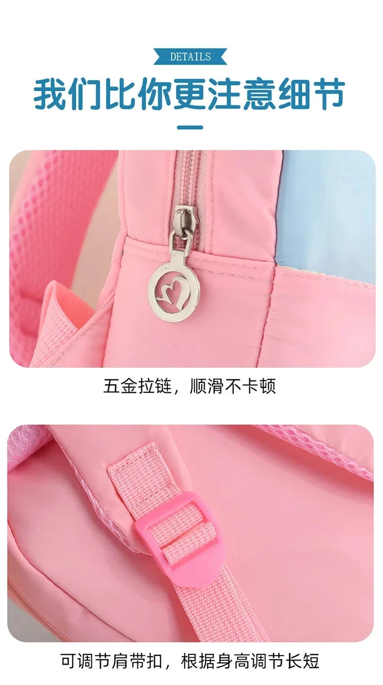 Cartoon Kindergarten Backpack New Children's School Bag Cute Plush Rabbit Doll Backpack Manwatstore