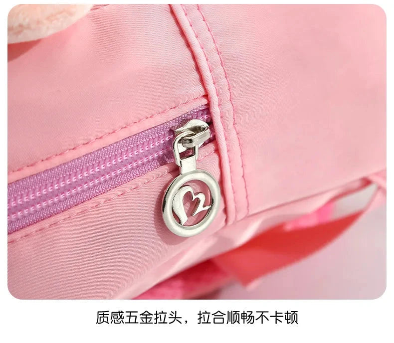 Cartoon Kindergarten Backpack New Children's School Bag Cute Plush Rabbit Doll Backpack Manwatstore