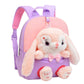 Cartoon Kindergarten Backpack New Children's School Bag Cute Plush Rabbit Doll Backpack Manwatstore