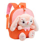 Cartoon Kindergarten Backpack New Children's School Bag Cute Plush Rabbit Doll Backpack Manwatstore