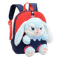 Cartoon Kindergarten Backpack New Children's School Bag Cute Plush Rabbit Doll Backpack Manwatstore