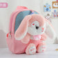 Cartoon Kindergarten Backpack New Children's School Bag Cute Plush Rabbit Doll Backpack Manwatstore