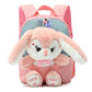 Cartoon Kindergarten Backpack New Children's School Bag Cute Plush Rabbit Doll Backpack Manwatstore