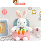 Cartoon Kindergarten Backpack New Children's School Bag Cute Plush Rabbit Doll Backpack Manwatstore