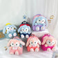 Cartoon Kindergarten Backpack New Children's School Bag Cute Plush Rabbit Doll Backpack Manwatstore