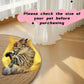 Cat Sofa Bed, Adorable Cartoon Pet Bed with Removable Washable Cover, Plush Cat Furniture for Indoor Cats Up To 6 Lbs (2.72kg) Manwatstore