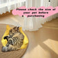Cat Sofa Bed, Adorable Cartoon Pet Bed with Removable Washable Cover, Plush Cat Furniture for Indoor Cats Up To 6 Lbs (2.72kg) Manwatstore