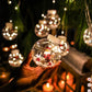 Christmas Ball Light String, 10 Christmas Blessing Ball Fairy Lights, Christmas Ornaments, Christmas Holiday Parties, Holiday Party Decorations, USB Power Supply, 8 Lighting Modes, Remote Control Manwatstore