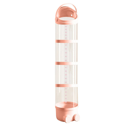 Clear Stuffed Animal Storage Tube – Stackable PET Plush Toy Organiser &amp; Display Container Manwatstore