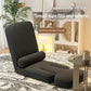 CloudRest Lazy Tatami Floor Sofa Chair with Adjustable Backrest & Laptop Stand Manwatstore