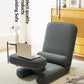 CloudRest Lazy Tatami Floor Sofa Chair with Adjustable Backrest & Laptop Stand Manwatstore