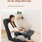 CloudRest Lazy Tatami Floor Sofa Chair with Adjustable Backrest & Laptop Stand Manwatstore
