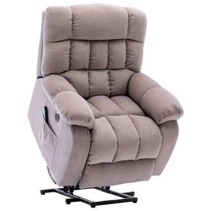 ComfortRise Electric Power Lift Recliner Chair with Massage, Heat &amp; USB Charging Manwatstore