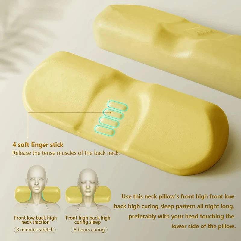 Contour Memory Foam Cervical Pillow – Orthopedic Support for Neck &amp; Shoulder Relief Manwatstore