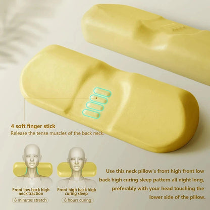 Contour Memory Foam Cervical Pillow – Orthopedic Support for Neck &amp; Shoulder Relief Manwatstore