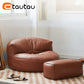 Cozy Faux Leather Bean Bag Sofa Manwatstore