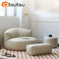 Cozy Faux Leather Bean Bag Sofa Manwatstore