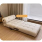Cream Style Lamb Fleece Leisure Folding Sofa Bed Fold Dual Use Single Small Unit Living Room Lazy Sofa Balcony Leisure Sofa Manwatstore
