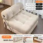 Cream Style Lamb Fleece Leisure Folding Sofa Bed Fold Dual Use Single Small Unit Living Room Lazy Sofa Balcony Leisure Sofa Manwatstore
