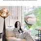 Cream Style Lamb Fleece Leisure Folding Sofa Bed Fold Dual Use Single Small Unit Living Room Lazy Sofa Balcony Leisure Sofa Manwatstore