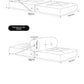Cream Style Lamb Fleece Leisure Folding Sofa Bed Fold Dual Use Single Small Unit Living Room Lazy Sofa Balcony Leisure Sofa Manwatstore