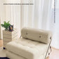 Cream Style Lamb Fleece Leisure Folding Sofa Bed Fold Dual Use Single Small Unit Living Room Lazy Sofa Balcony Leisure Sofa Manwatstore
