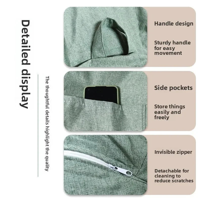 Cross-border Explosion Lazy Sofa Cover Without Filler Cloth Cover Tatami Only Water Drop Bean Bag Single Sofa Manwatstore