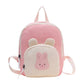 Cute Korean Kindergarten Schoolbag Cartoon Bear Adjustable Backpack Canvas Travel Bag Kindergarten Manwatstore