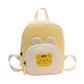 Cute Korean Kindergarten Schoolbag Cartoon Bear Adjustable Backpack Canvas Travel Bag Kindergarten Manwatstore