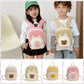 Cute Korean Kindergarten Schoolbag Cartoon Bear Adjustable Kids Backpack Canvas Kids Travel Bag Kindergarten Manwatstore