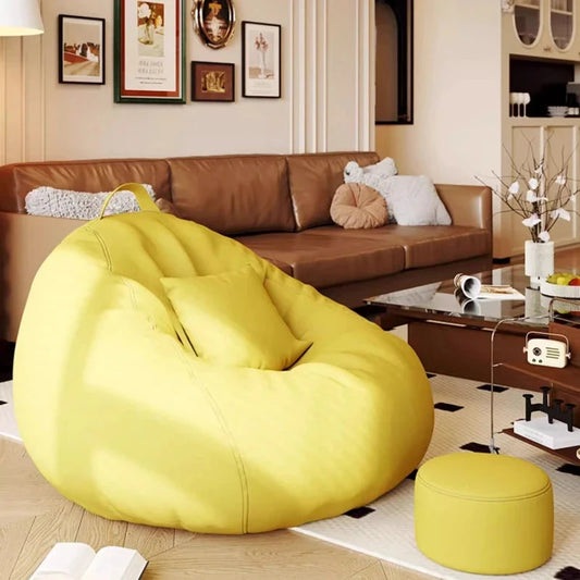 Decor Vintage Comfy Bean Bag Sofas Home Oversized Bean Bag Sofas Room Lounge Bedroom Puff Con Relleno Recamera Furniture Manwatstore
