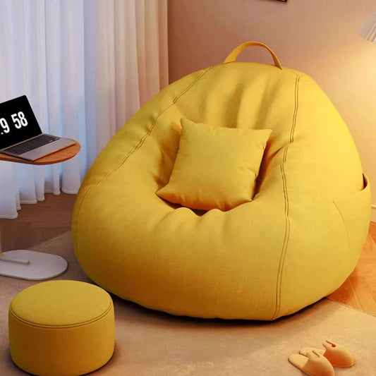 Decor Vintage Comfy Bean Bag Sofas Home Oversized Bean Bag Sofas Room Lounge Bedroom Puff Con Relleno Recamera Furniture Manwatstore