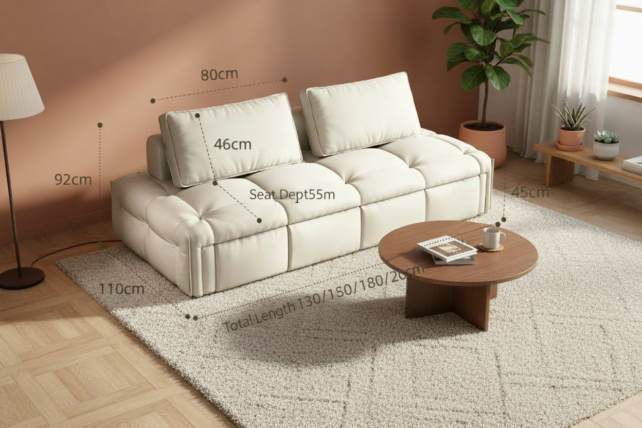 Deluxe Lawrence Double Sofa – Multifunctional Convertible Sofa Bed Manwatstore