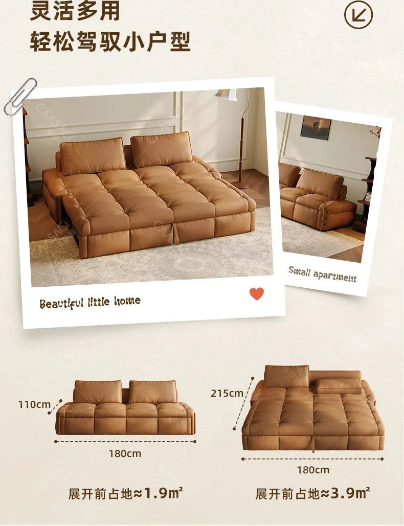 Deluxe Lawrence Double Sofa – Multifunctional Convertible Sofa Bed Manwatstore