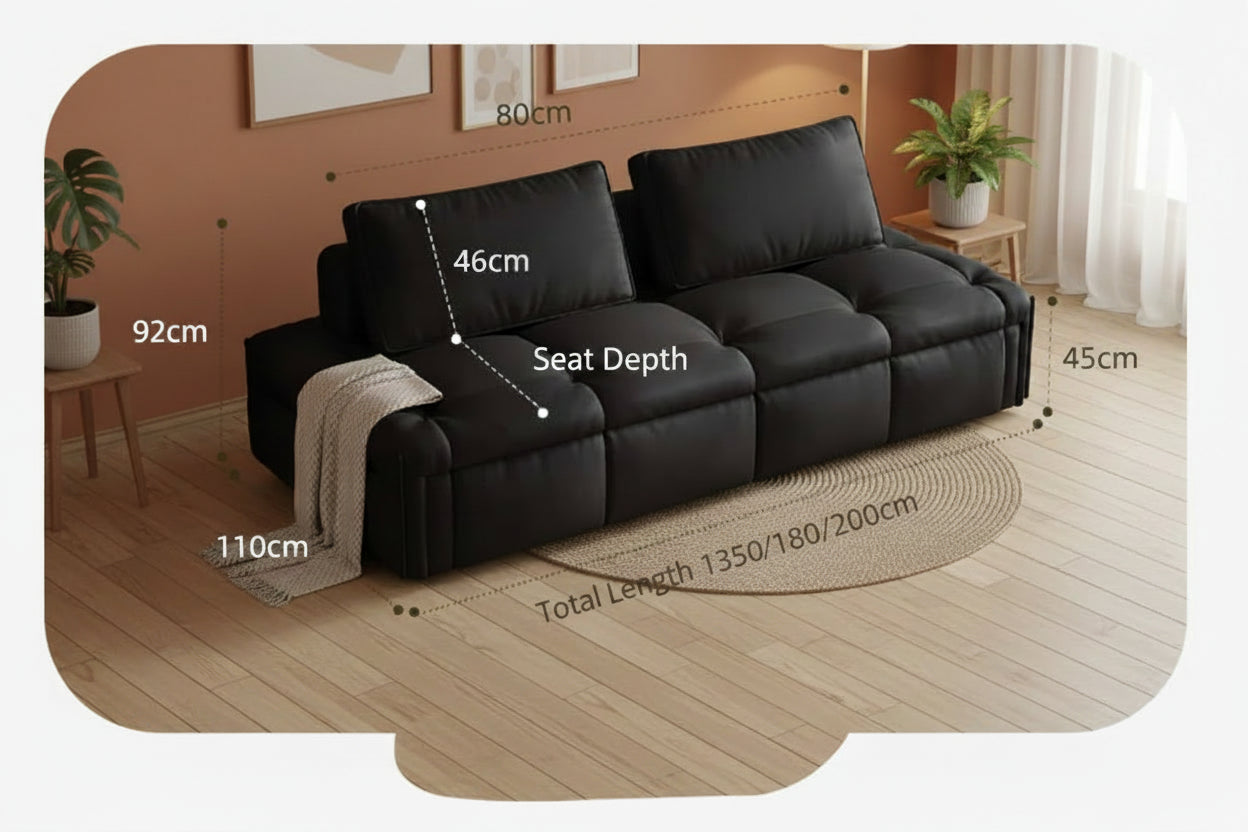 Deluxe Lawrence Double Sofa – Multifunctional Convertible Sofa Bed Manwatstore