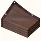 Durable Brown Protection Canopy - Outdoor Sun Shade Net - Multiple Sizes Available for Travel, Picnics, and Pools Manwatstore