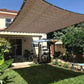 Durable Brown Protection Canopy - Outdoor Sun Shade Net - Multiple Sizes Available for Travel, Picnics, and Pools Manwatstore