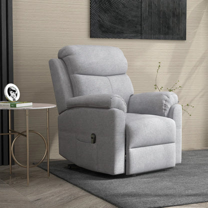EaseRise Electric Power Lift Chair with Remote Control – Grey Manwatstore