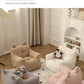 Eco-friendly Nordic Simple Living Room Soft Comfortable Backrest Person Single Sofa Chair Cute Bean Bag Baby Small Sofas Manwatstore
