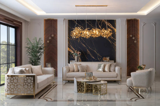 Elegant Cream Flamingo Luxury Sofa Set - Timeless Design for Inviting Living Rooms Sofa For Living Room Manwatstore