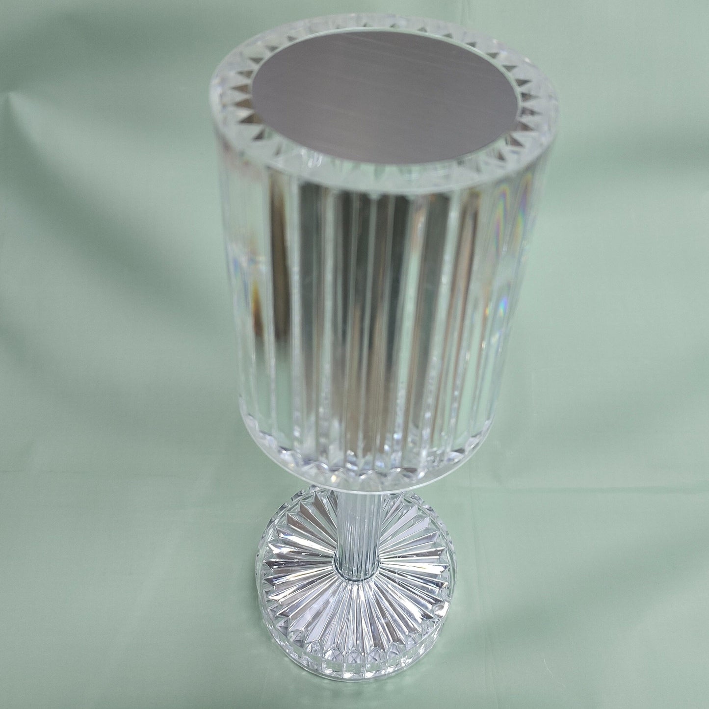 [Elegant Crystal Table Lamp] Warm LED Bedside Night Light - Elegant USB Rechargeable Crystal Table Lamp with Touch Control, 500mAh Battery - Perfect for Home Decor, Bedside, Bar, Restaurant Ambiance, Ideal Christmas Gift Manwatstore