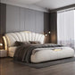 Elegant King Size Double Bed House Modern Luxury Leather Comferter Bed Villa Wedding Camas Matrimonial Furniture Home Beds & Bed Frames Manwatstore