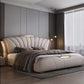 Elegant King Size Double Bed House Modern Luxury Leather Comferter Bed Villa Wedding Camas Matrimonial Furniture Home Beds & Bed Frames Manwatstore