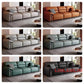 EliteLounge Electric Leather Sofa Bed with Adjustable Seating & Chaise Manwatstore